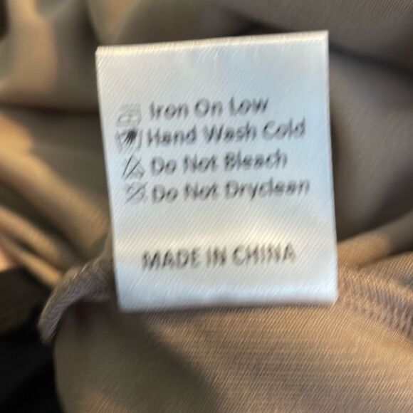 Joyfolie Mia Joy Lizette Slip Dress in Warm Taupe Ribbed Knit Midi XXL - Picture 9 of 10